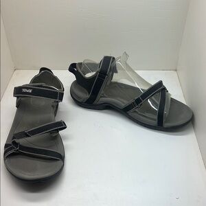 Teva Women's Black Sandals Shoes 8